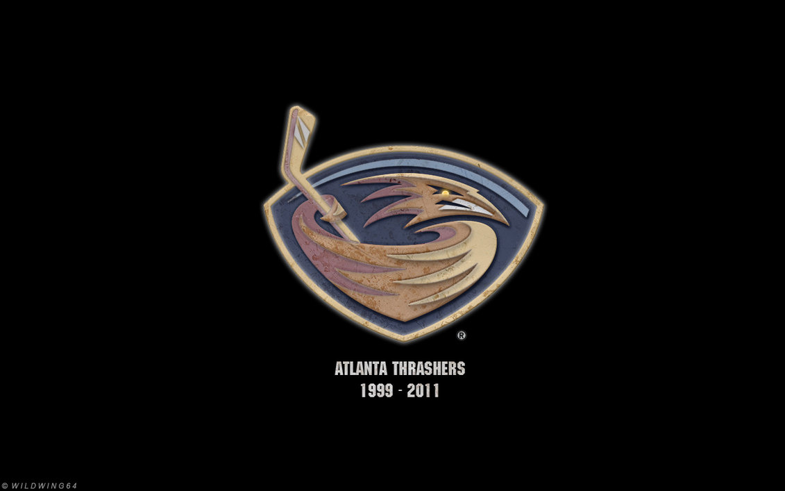 Atlanta Thrashers Metallic Logo Wallpaper By wildwing64 On