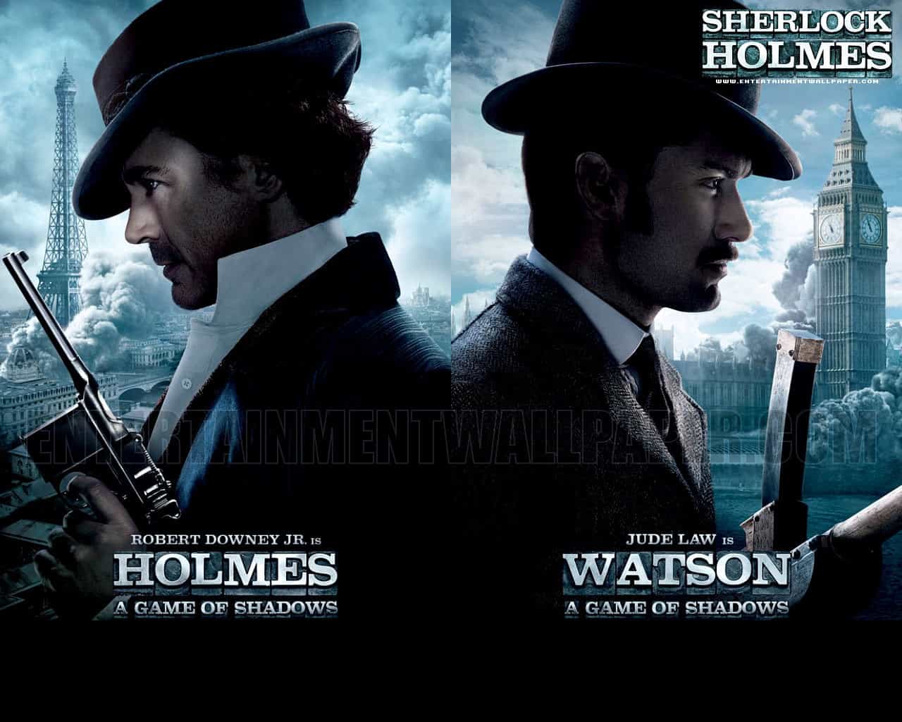 Sherlock Holmes A Game Of Shadows Movie Wallpaper