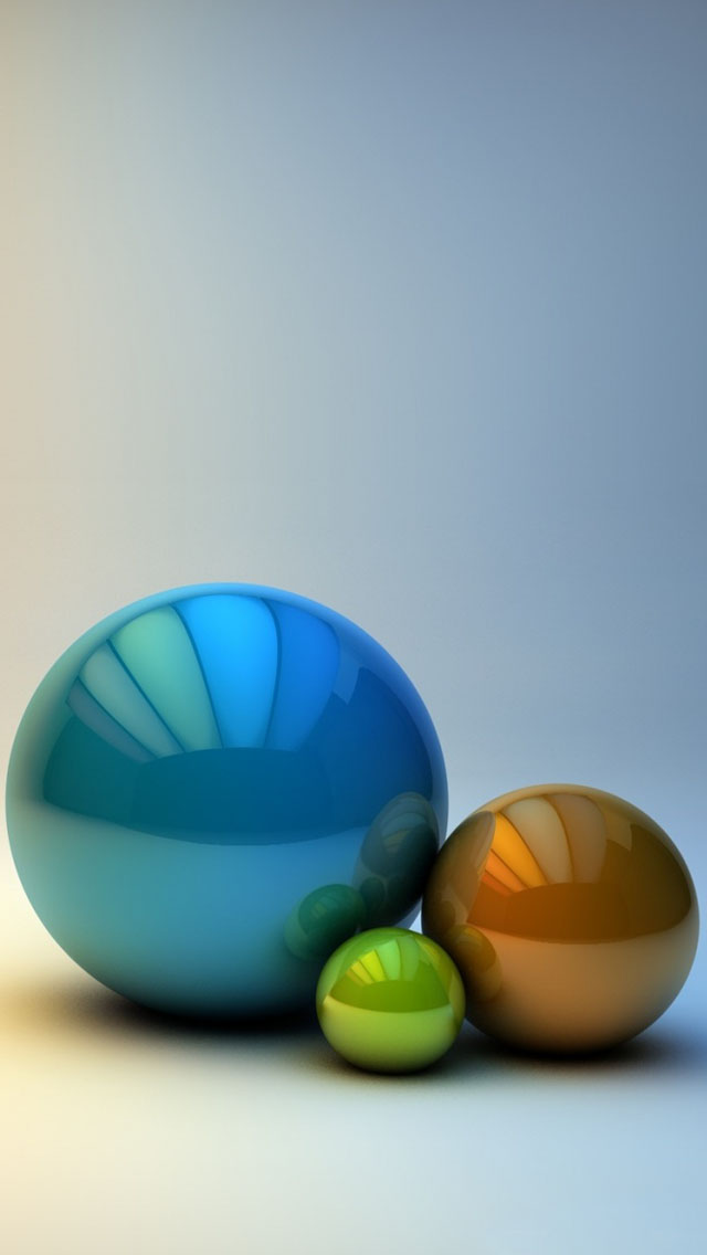 The Three Balls iPhone Wallpaper
