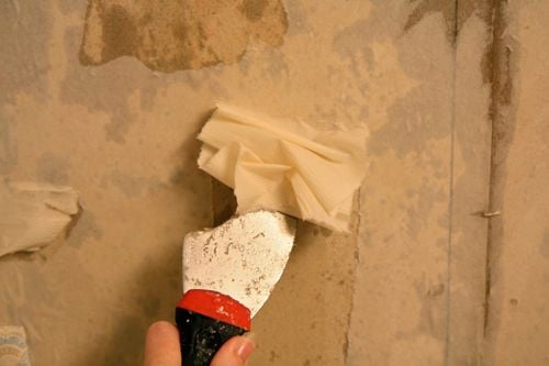 Yes You Can How to Remove Wallpaper from Unprimed Drywall 500x333