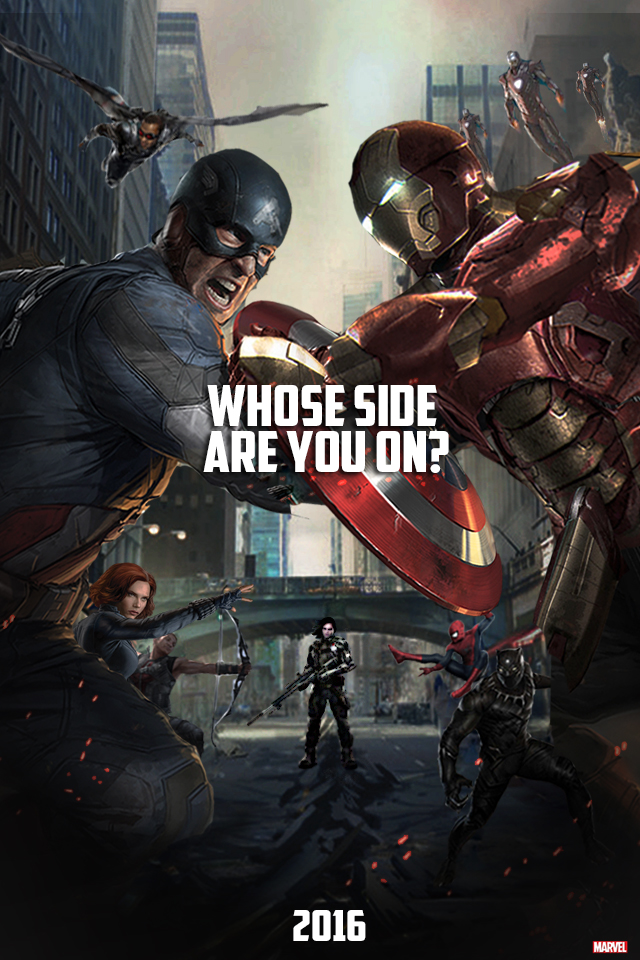 Deviantart Art Captain America Civil War Fanmade Poster