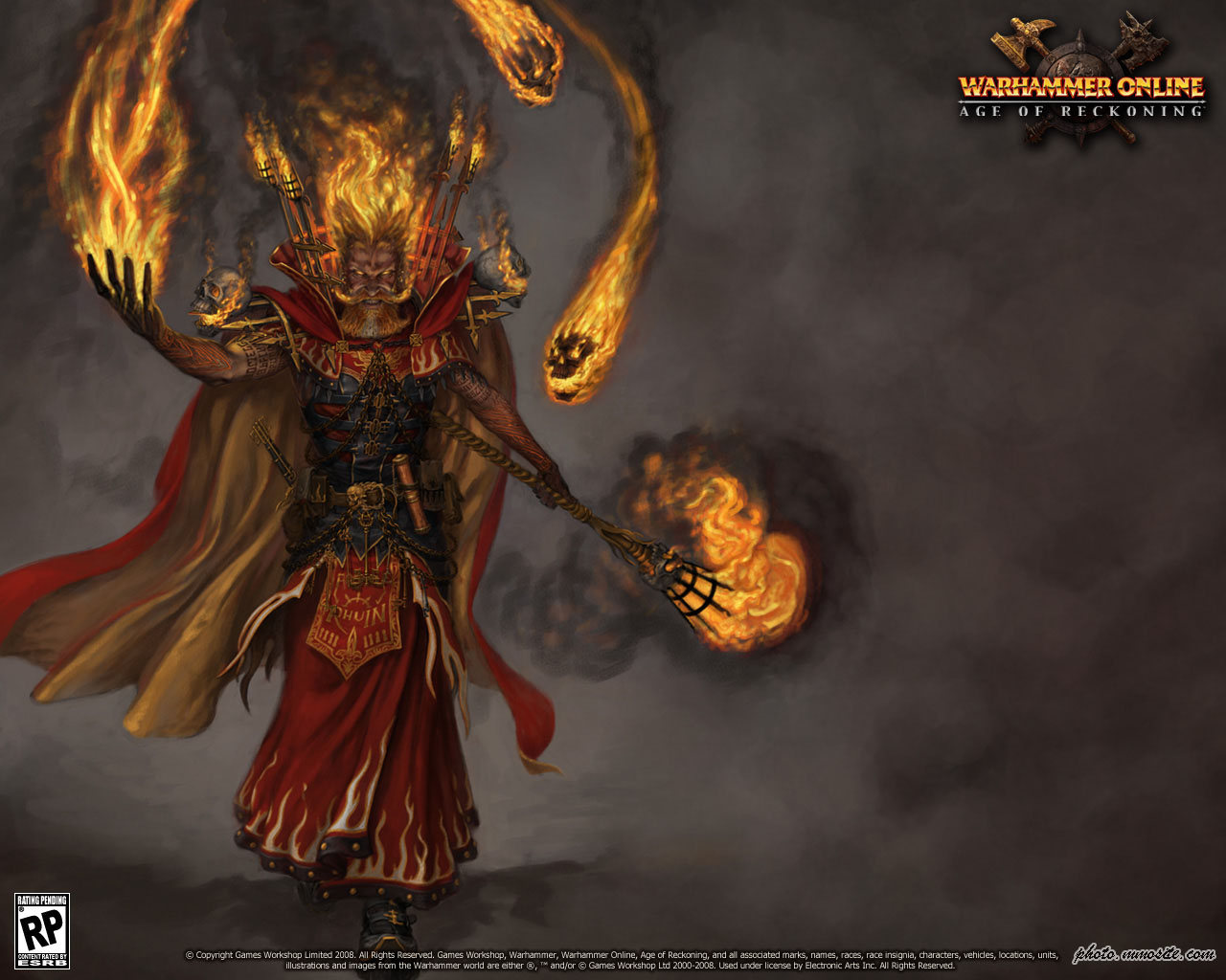 Bright Wizard Warhammer Online Wallpaper Click Here For Full Image