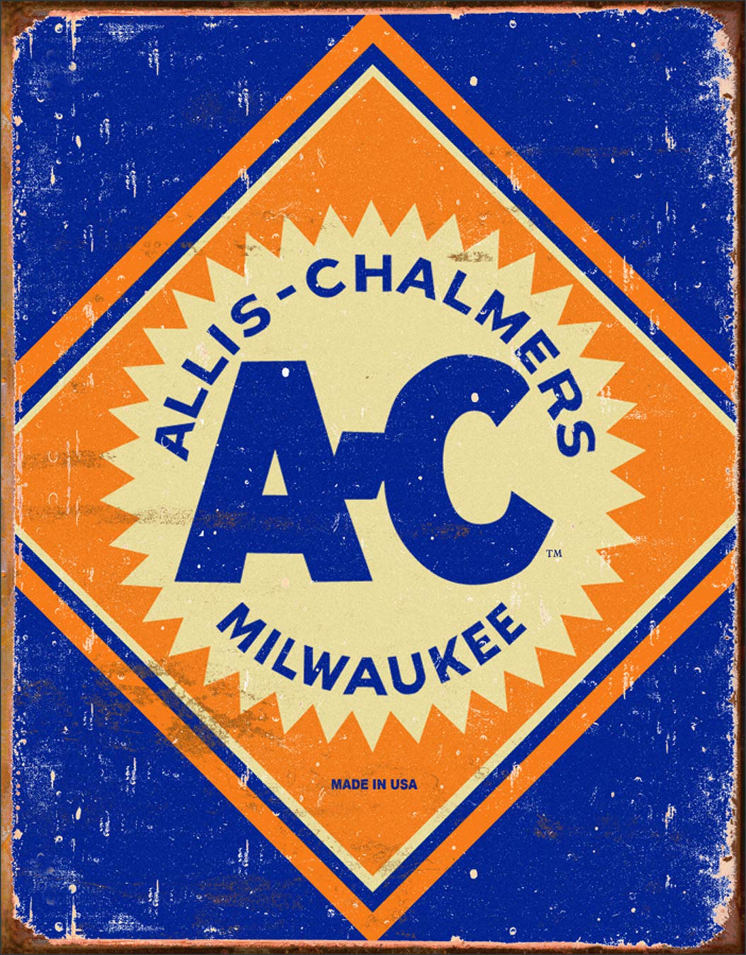 🔥 Free download Buy Desperate Enterprises Allis Chalmers Logo Tin Sign
