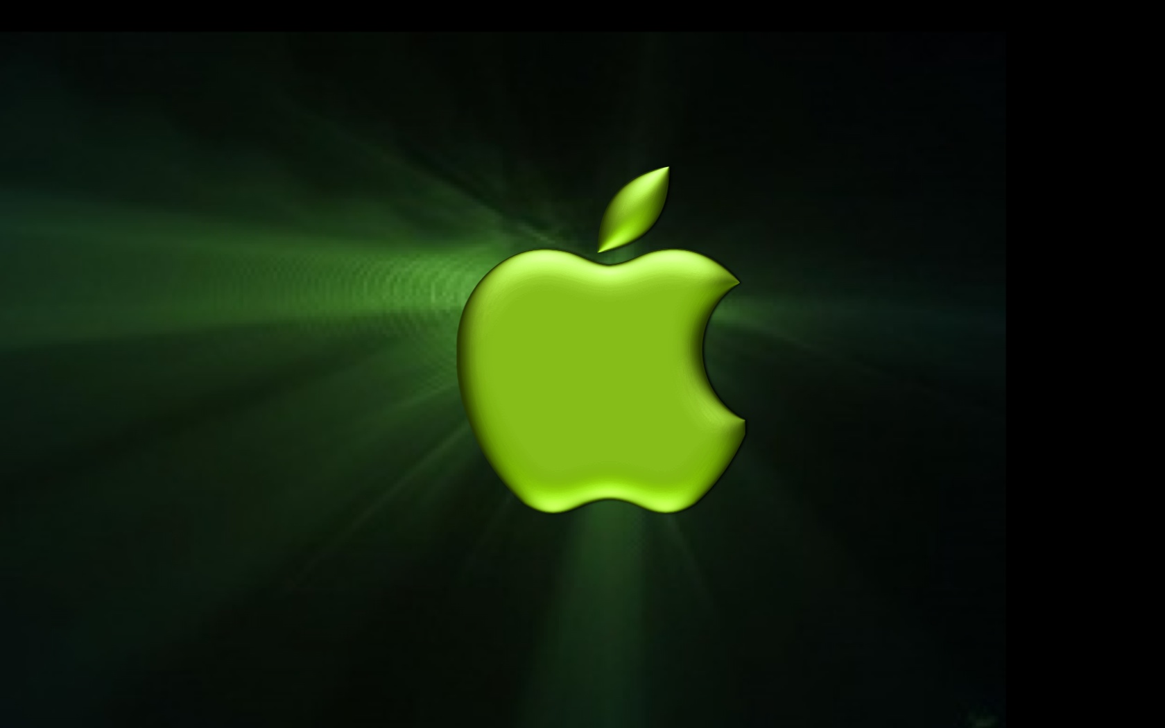 The Green Apple Logo Wallpaper