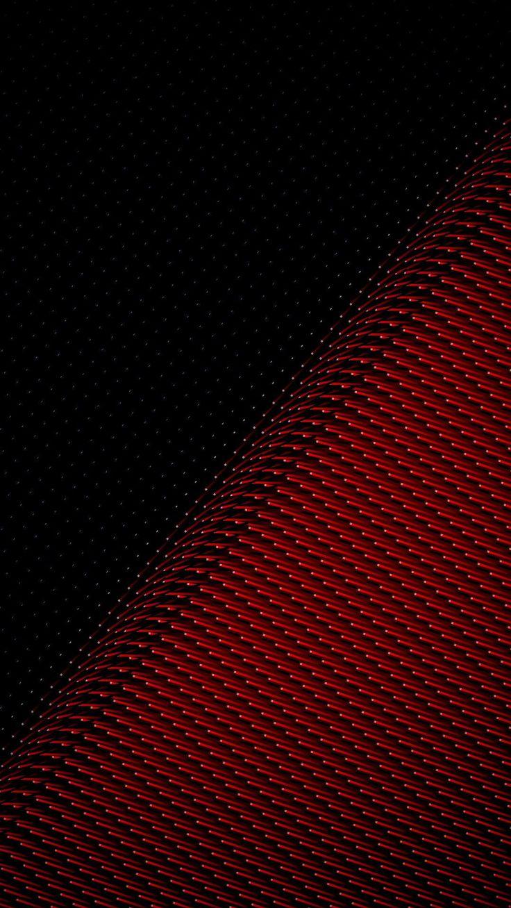 Black background abstract amoled portrait display Red and