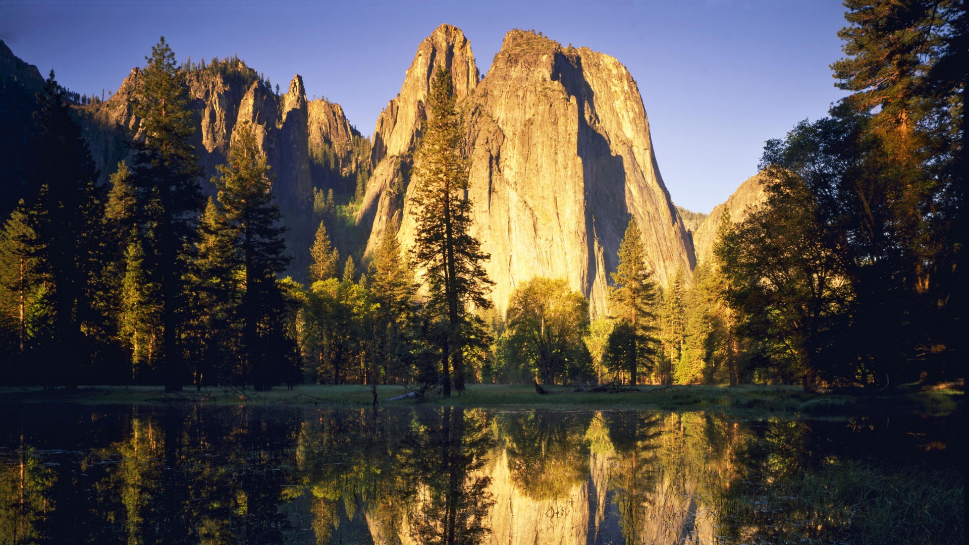 Rocks Spring Wallpaper California Yosemite