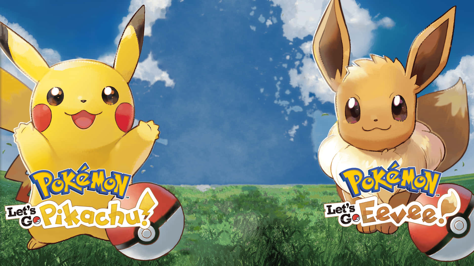 Cute Pikachu And Eevee Wallpaper
