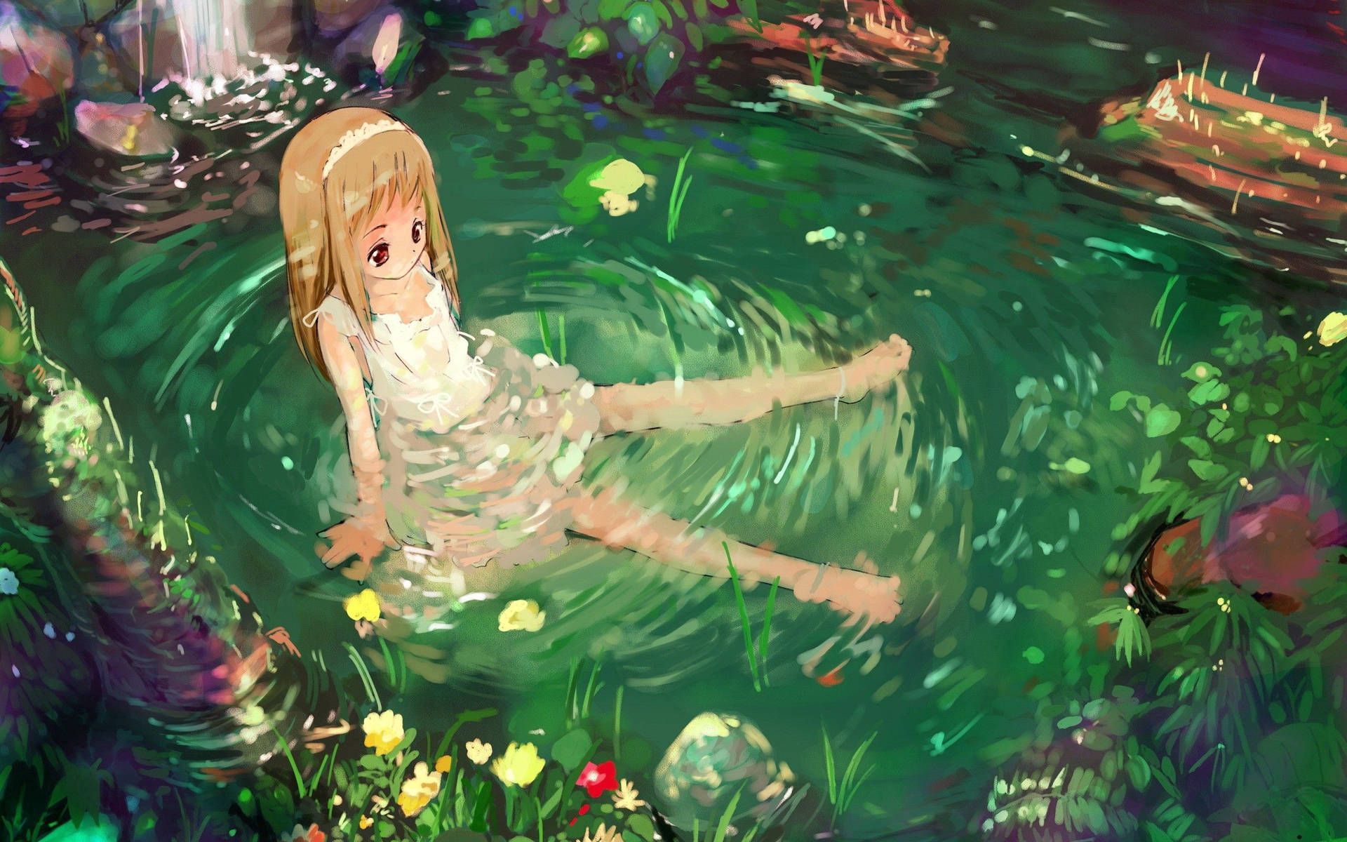 Animated Girl Wallpaper