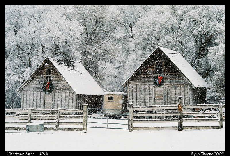 Christmas Barns A Photo From Utah West Trekearth