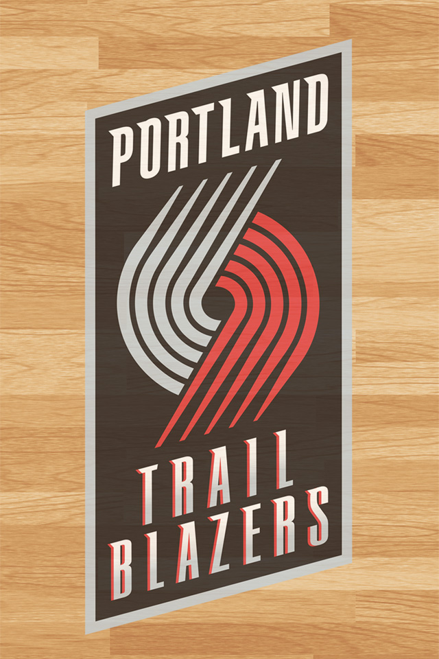  portland trail blazers iPhone wallpapers themes and backgrounds 640x960