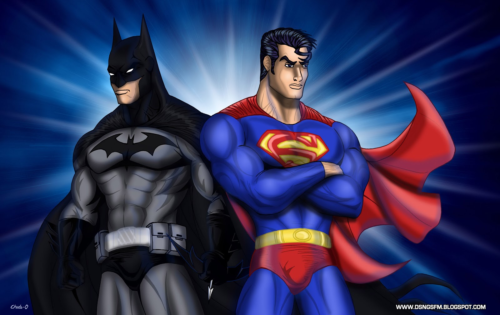 DSNGS SCI FI MEGAVERSE SUPERMAN BATMAN POSTERS   PLUS NEW ART BY
