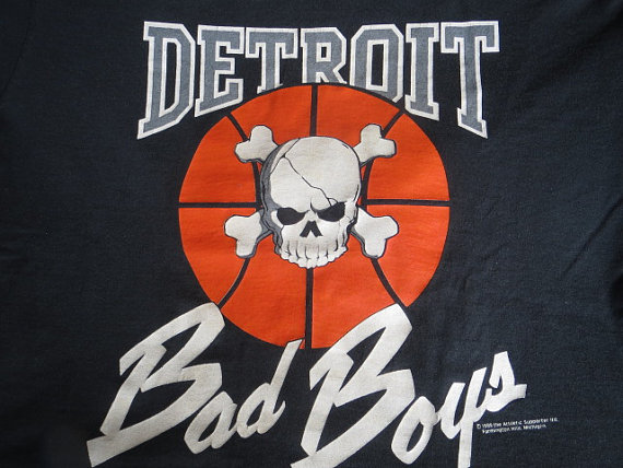 Items Similar To Vintage Detroit Bad Boys Pistons Basketball T Shirt