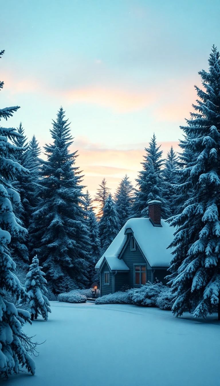 Christmas Snow Scenes Wallpaper