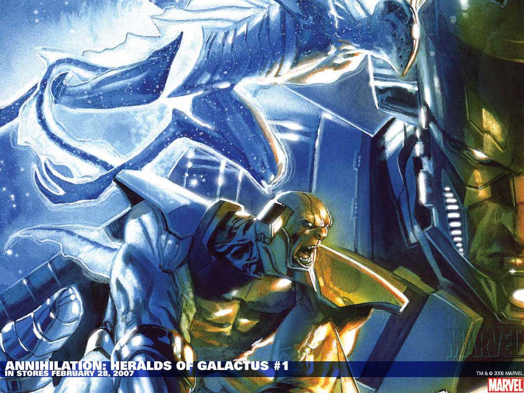 Annihilation Heralds Of Galactus Marvel Ics Wallpaper