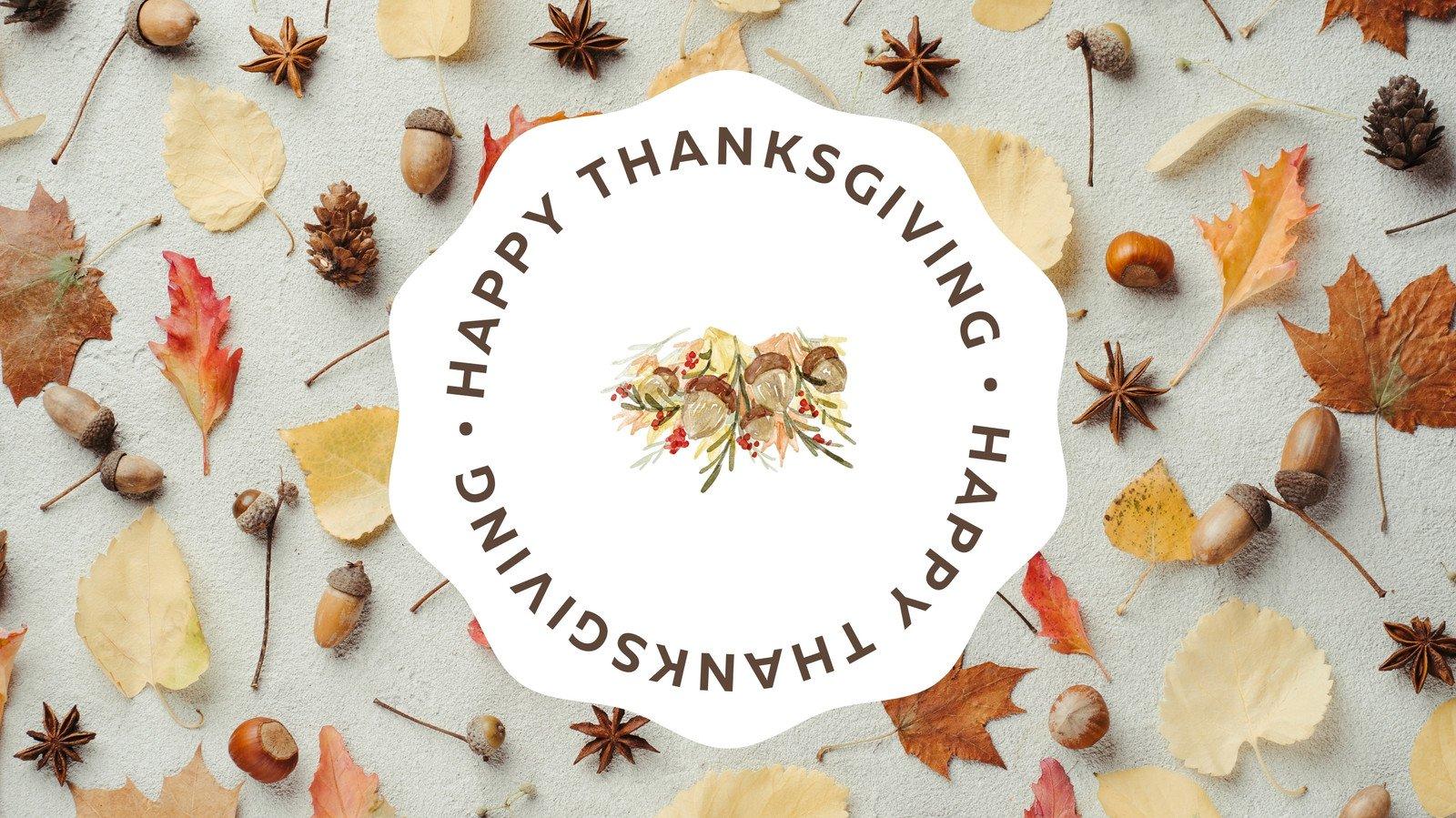To Edit Thanksgiving Desktop Wallpaper Templates