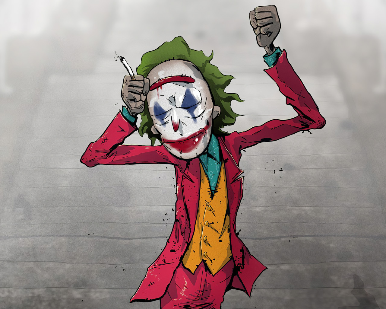 Top Joker Cartoon Image HD Wallpaper