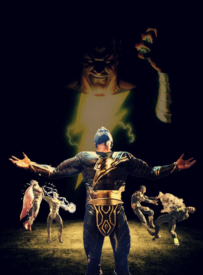 A Cool Background I Made For Black Adam Background
