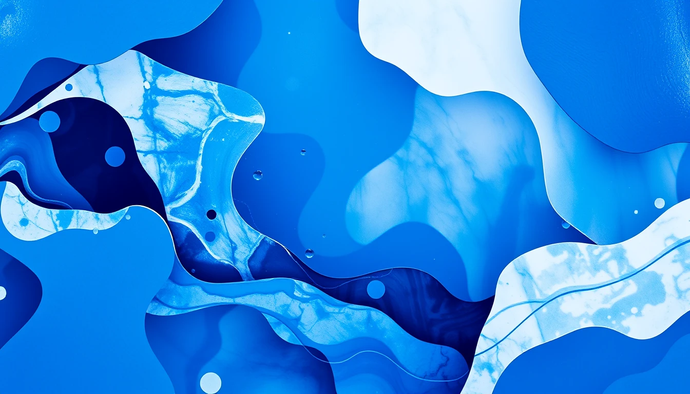Blue And White Hd Wallpaper