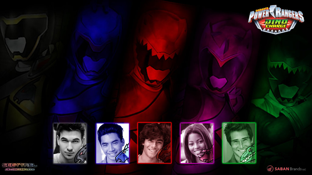 Power Rangers Dino Charge Cast Wallpaper By Scottasl