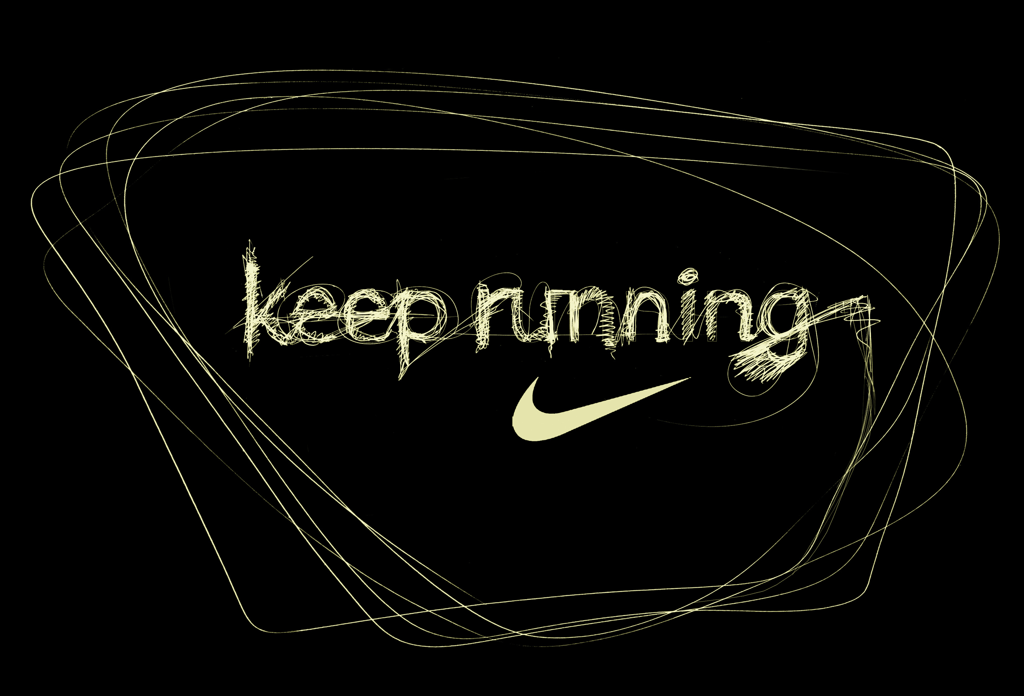  operanm systmu nastavuje wallpaper Nike Running   Keep Running 3300x2246