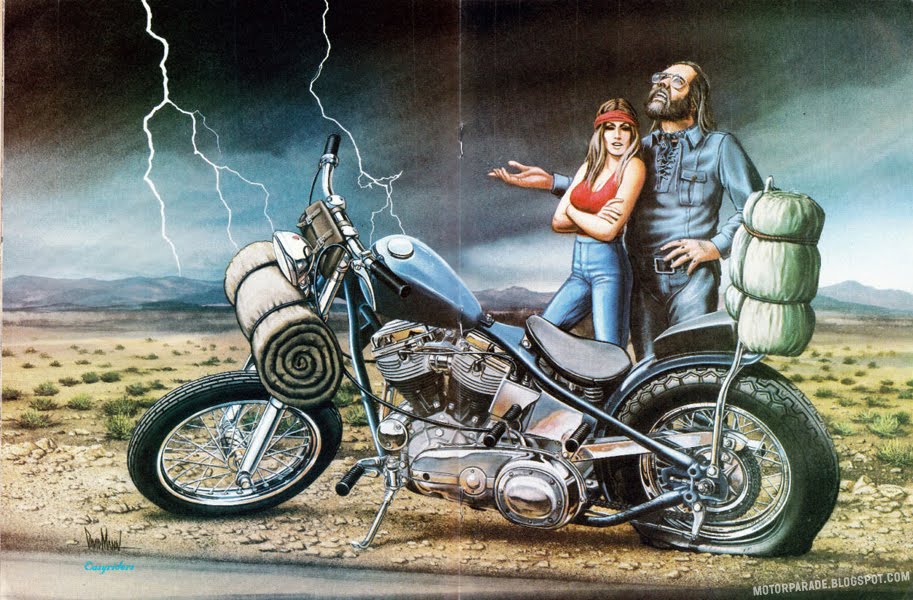 Motorcycle Art David Mann