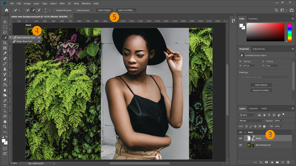 How To Make A New Background With Photoshop Adobe