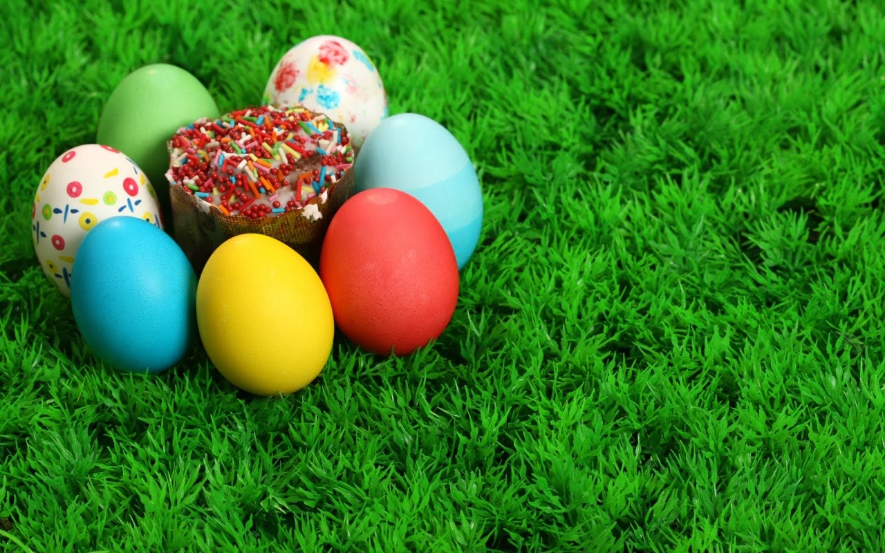 Easter Eggs And Bunnies High Definition Wallpaper HD