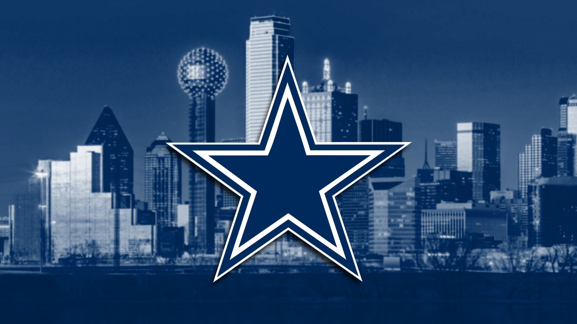 Dallas Cowboys Logo In Building HD Sports Wallpaper