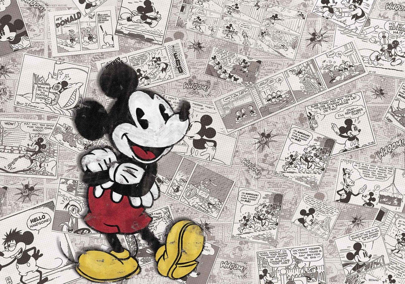 Vintage Mickey Mouse Wallpaper Top