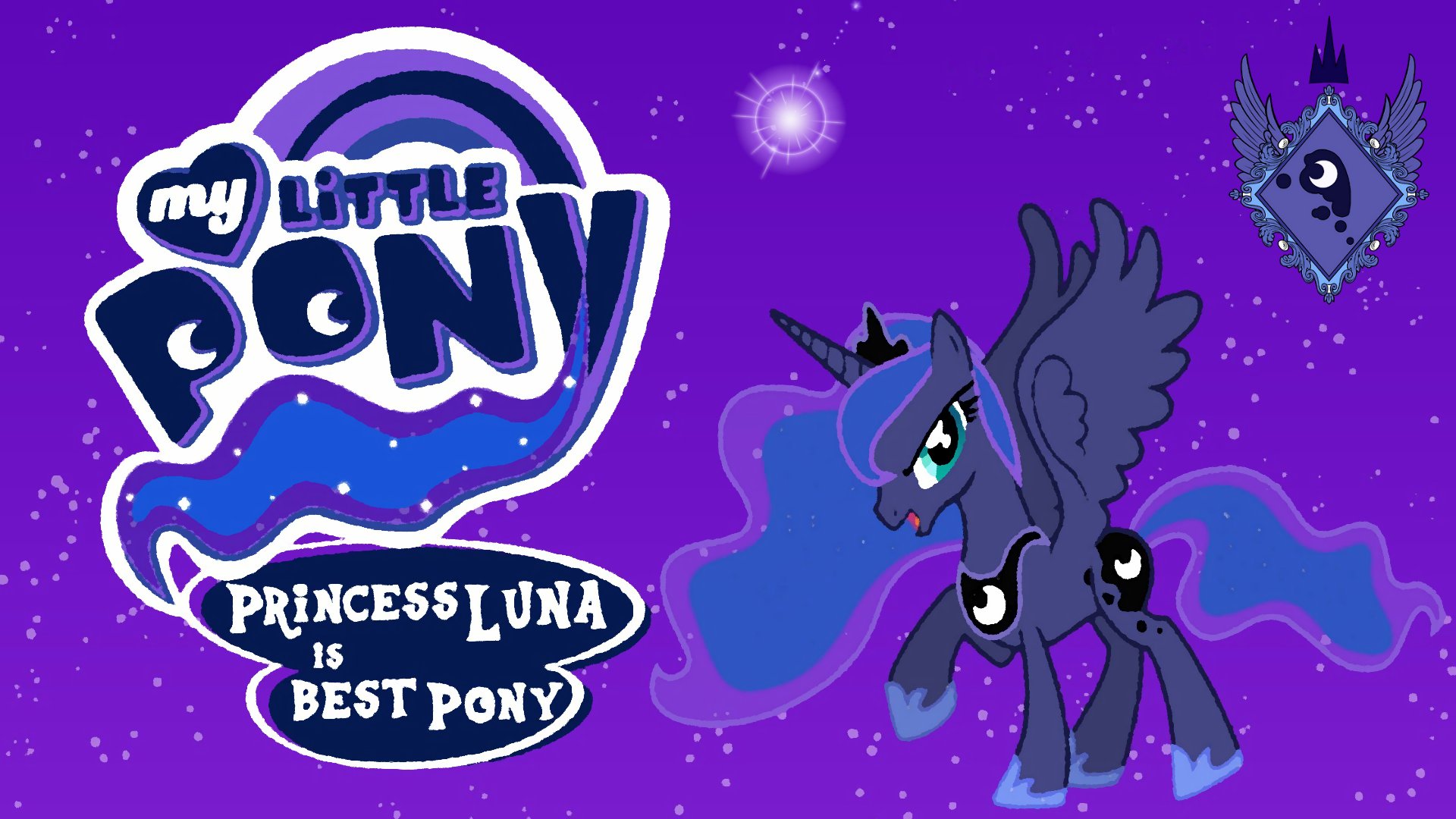 Wallpaper Princess Luna Is Best Pony By Barrfind Fan Art