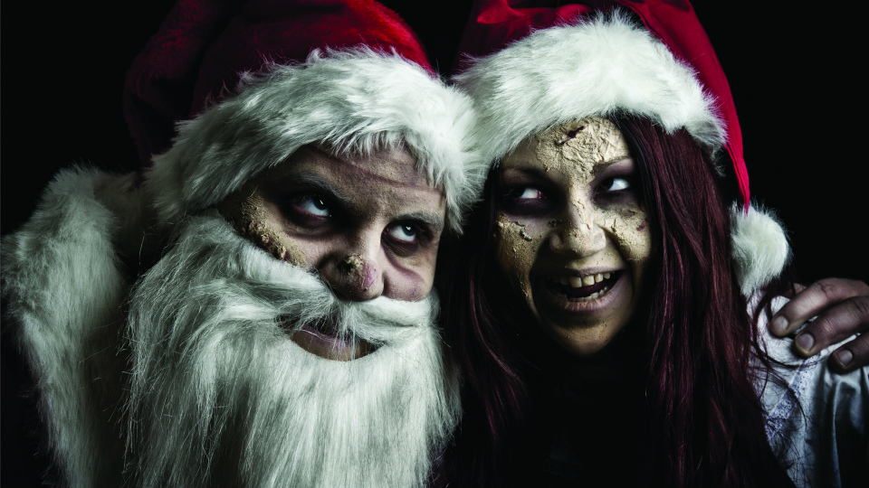 Santa Claus Scary Christmas Wallpaper