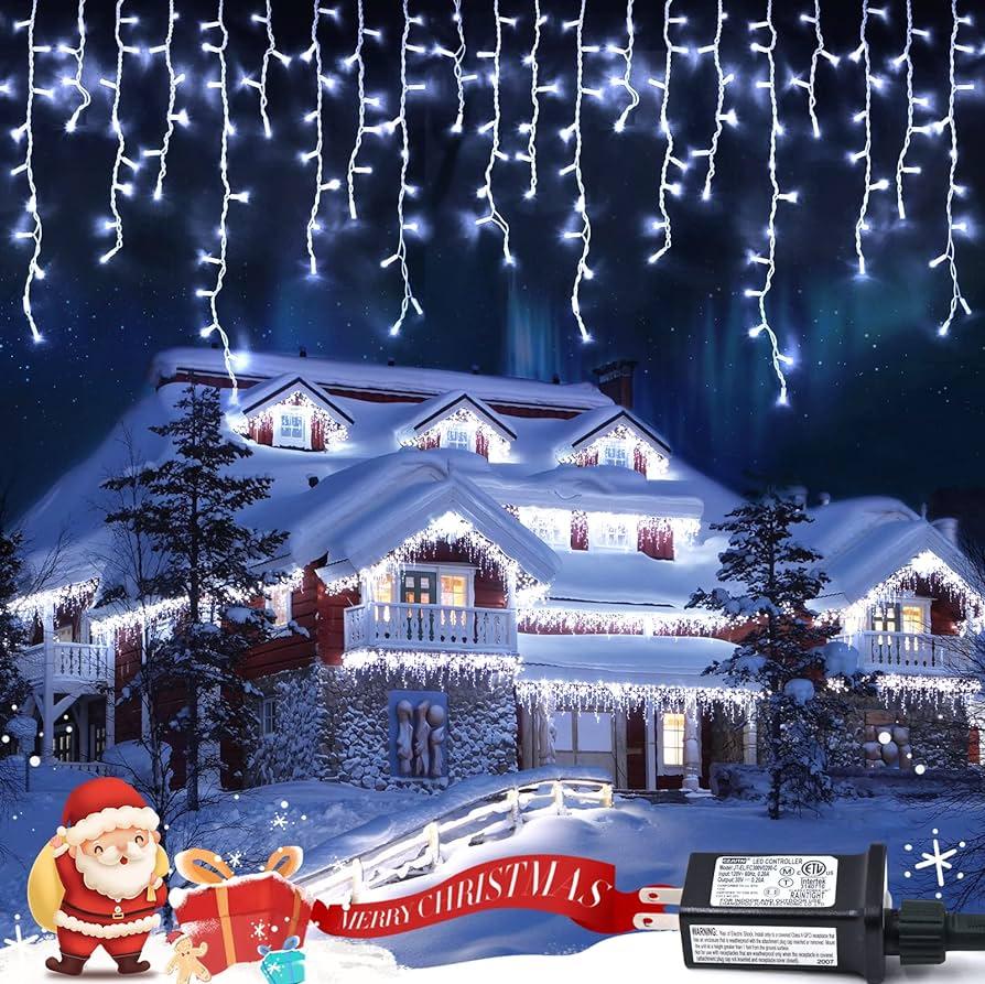 Amazon Jmexsuss 6ft Led Icicle Christmas Lights