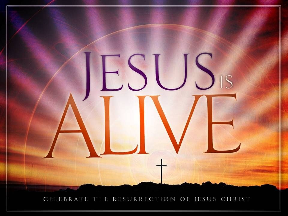 Verse Greetings Card Wallpaper Jesus Christ Alive