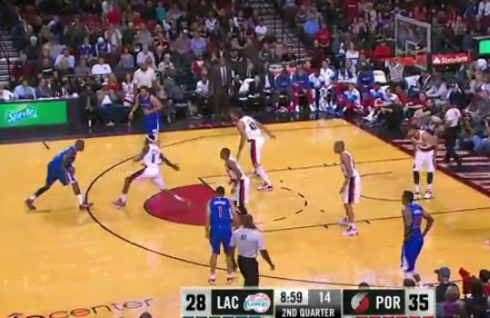 Jamal Crawford S Crossover Vs The Blazers Stares At