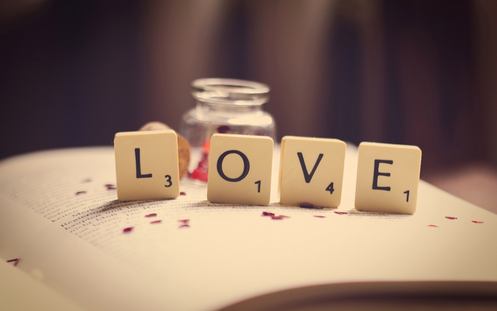 Book Love Word Letters Numbers Macro Wallpaper In Other