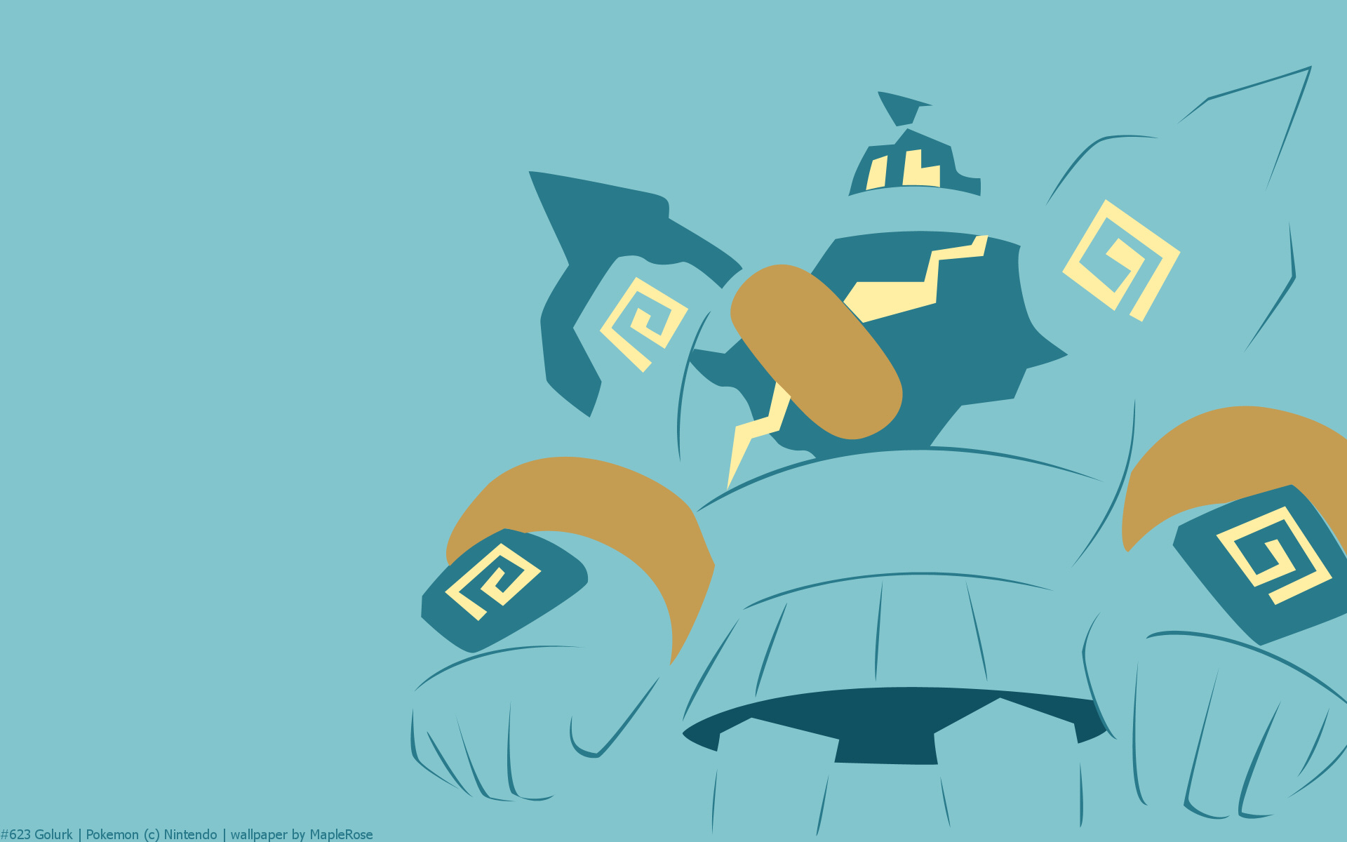 Golurk Pokemon HD Wallpaper iPhone