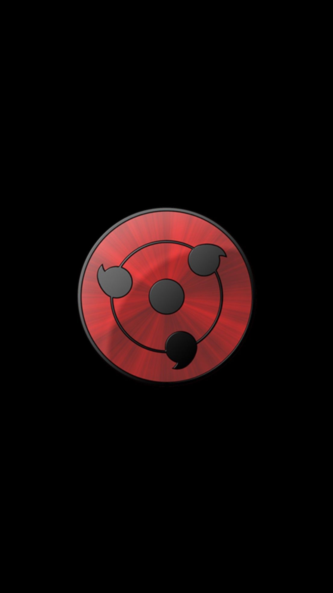 Minimalist Sharingan Wallpaper