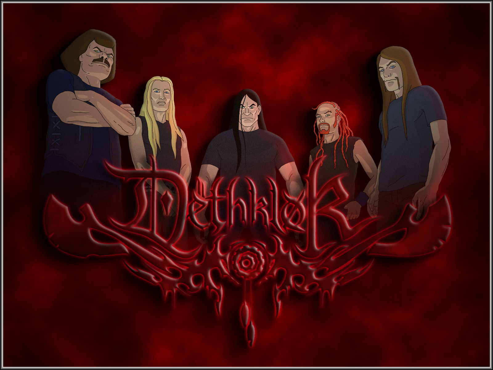 Dethklok Heavy Metal Music Cartoons Hard Rock Band Groups