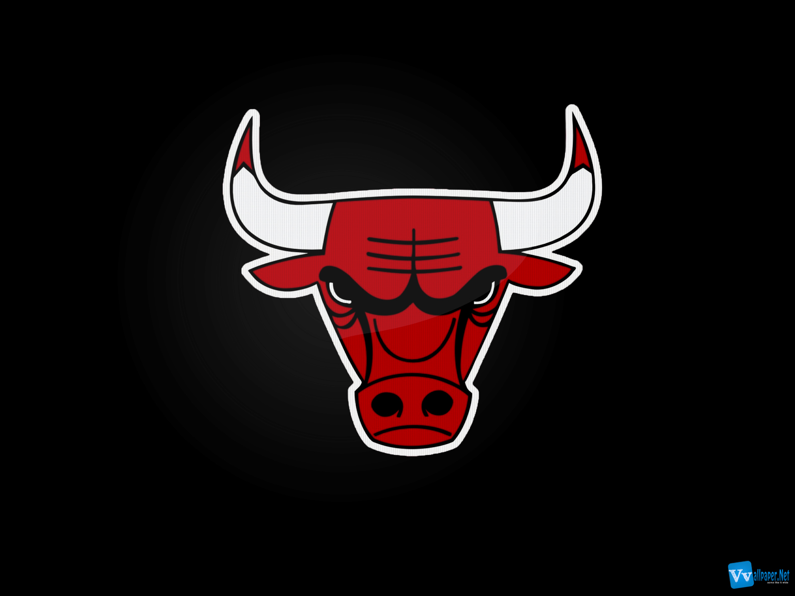 NbateamslogoNba Chicago Bulls Logo Dark HD Wallpaper VvallpaperNet