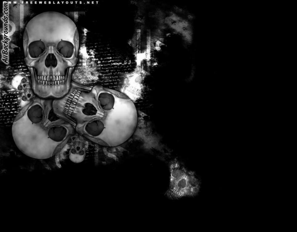 Skulls And Bones Background Myspace