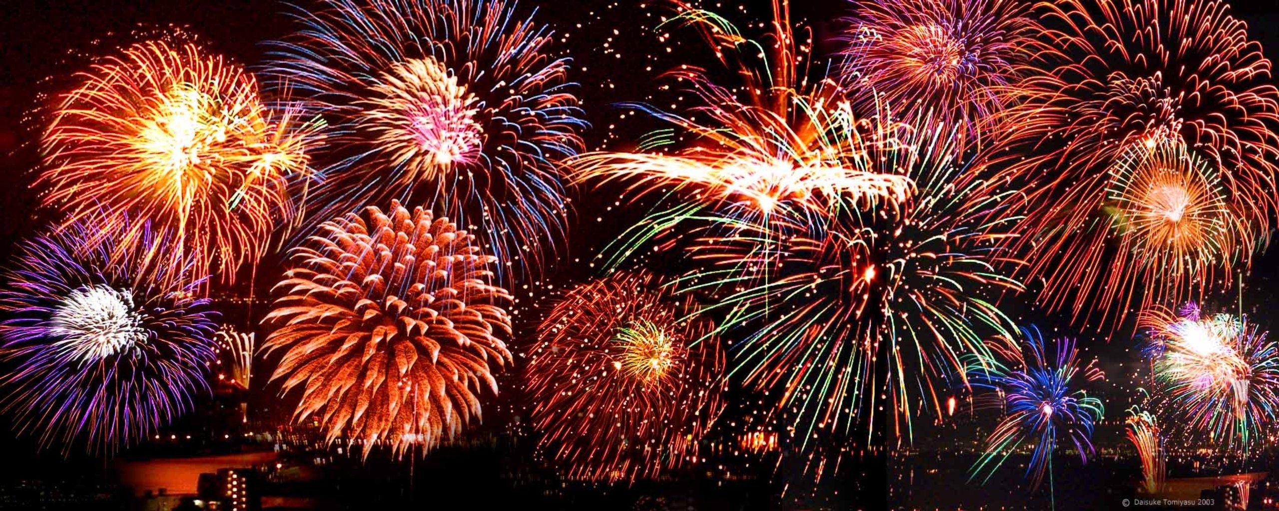 Fireworks New Year Wallpaper Full HD