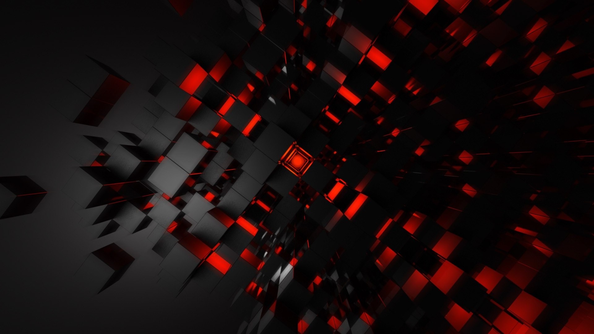 Abstract Black And Red Wallpaper HD Desktop Mobile