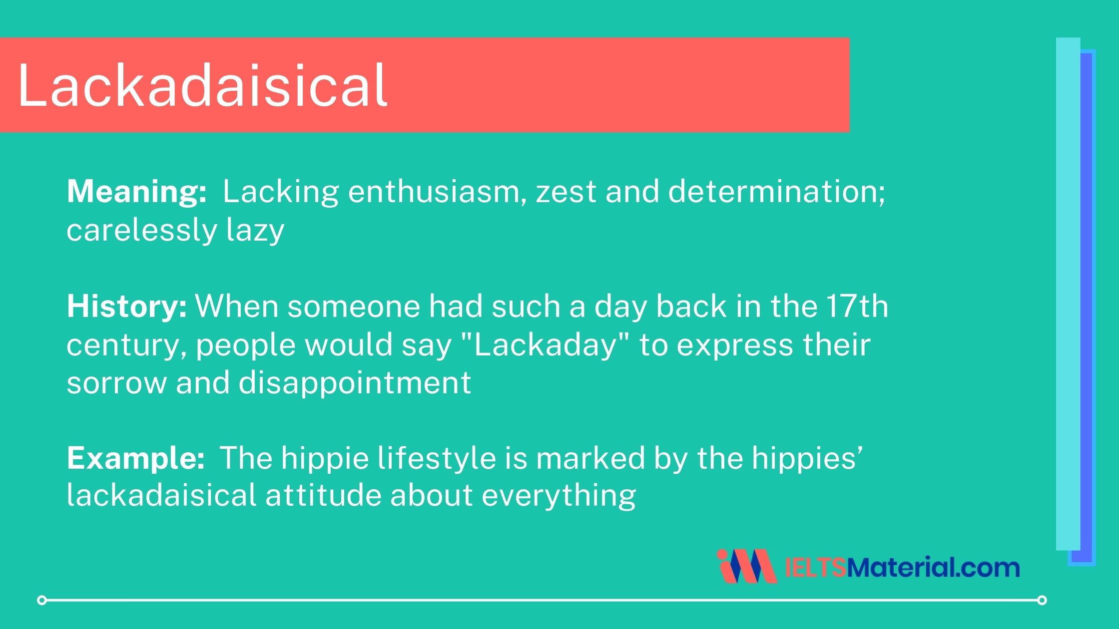 Lackadaisical Definition Wallpaper