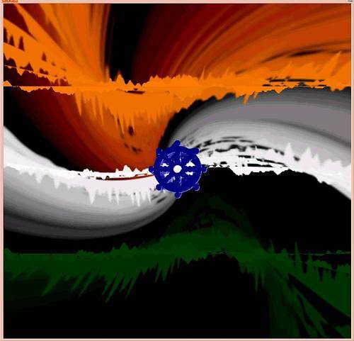 Indian National Flag HD Wallpaper Background 3d