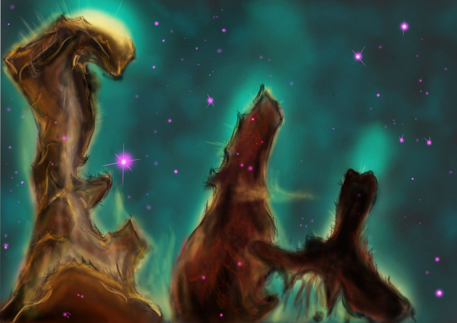 Pillars Of Creation By Stargazerrjl