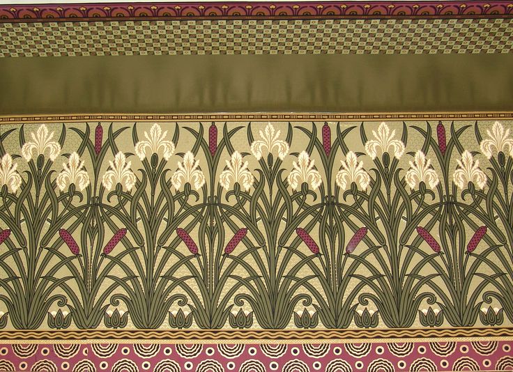 Arts and Crafts style wallpaper Patterns Pinterest