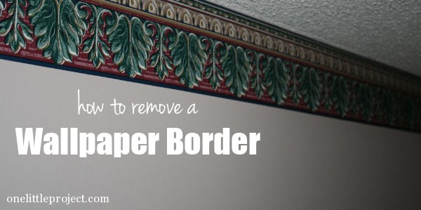 How to remove a wallpaper border 600x299