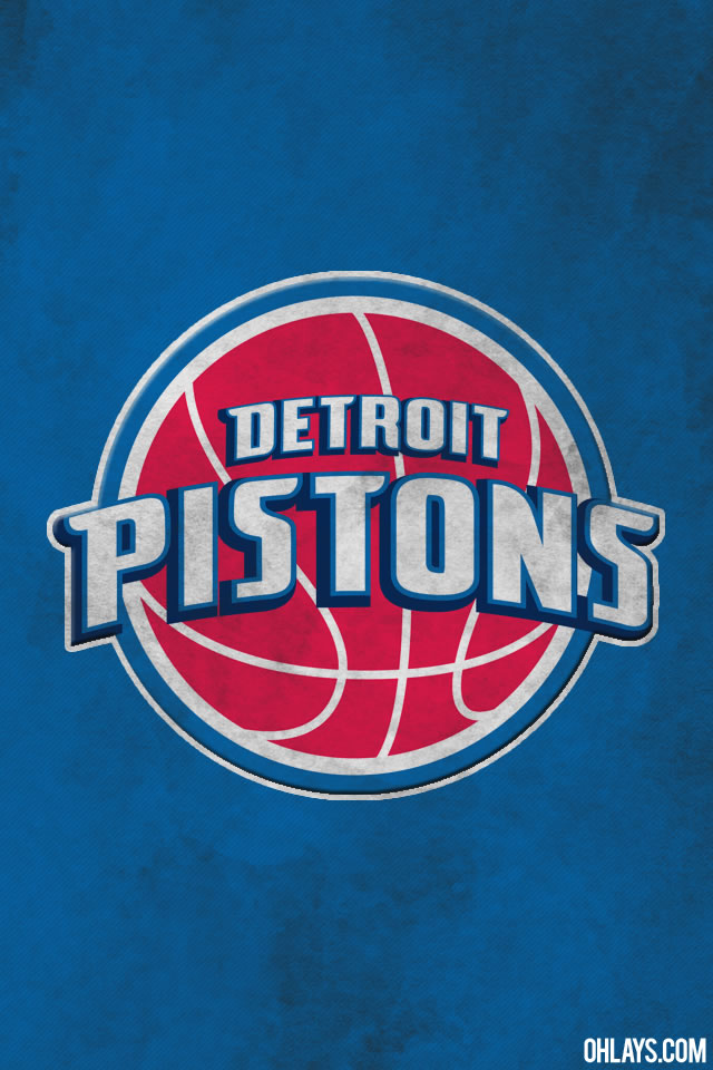 Detroit Pistons iPhone Wallpaper
