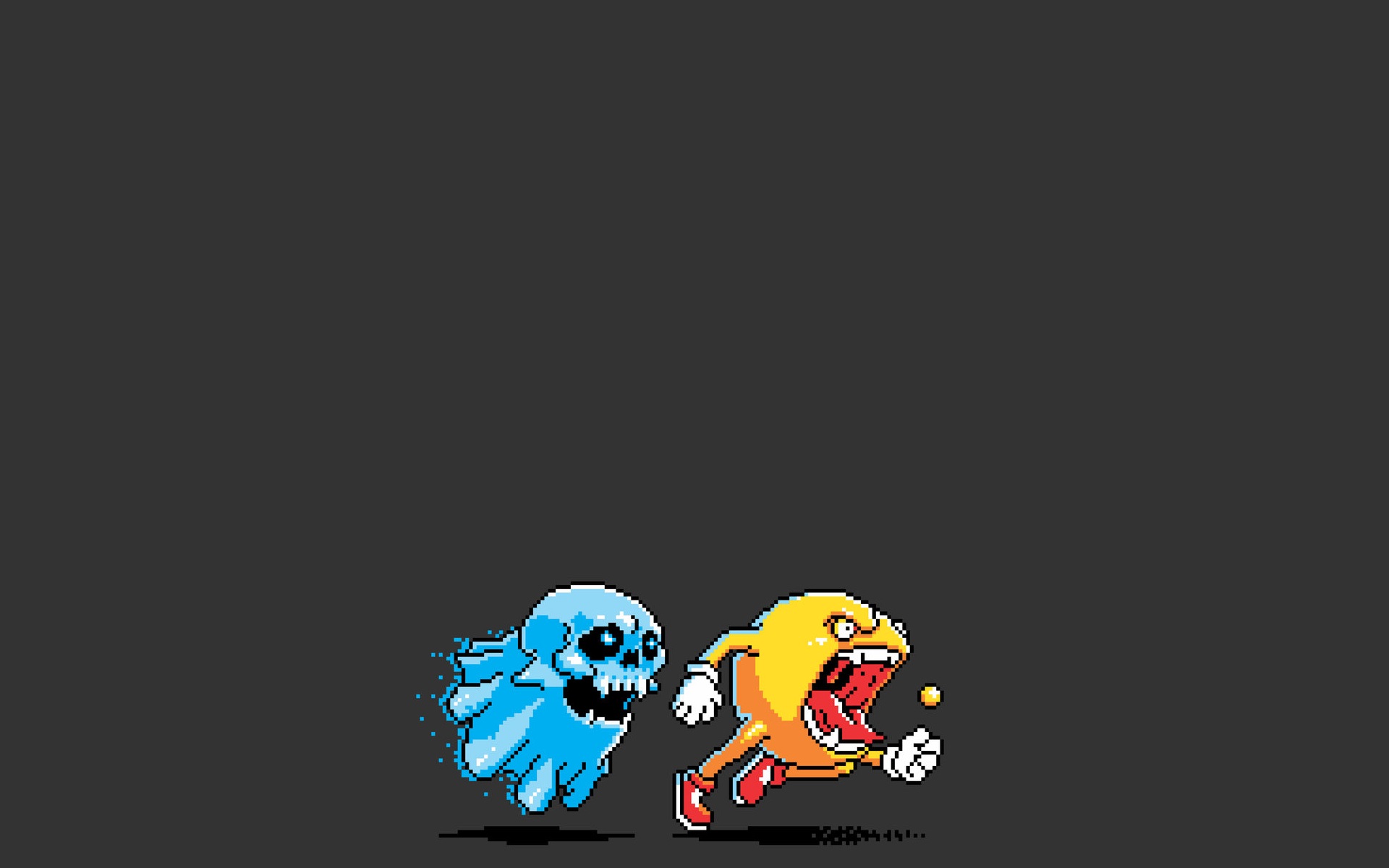 Pac Man Puter Wallpaper Desktop Background