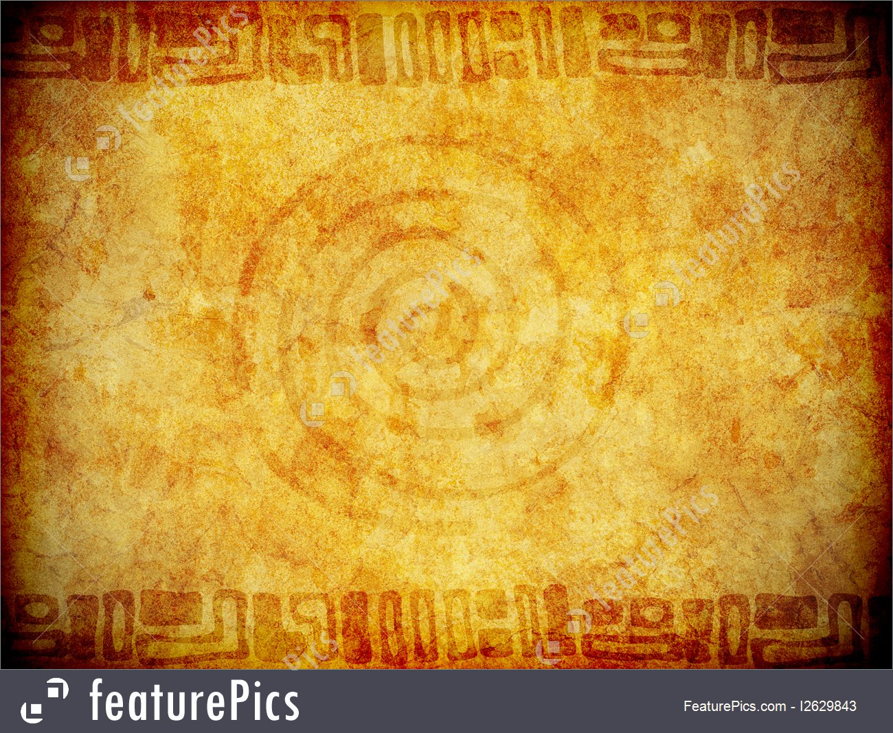 Background Texture With Primitive Markings
